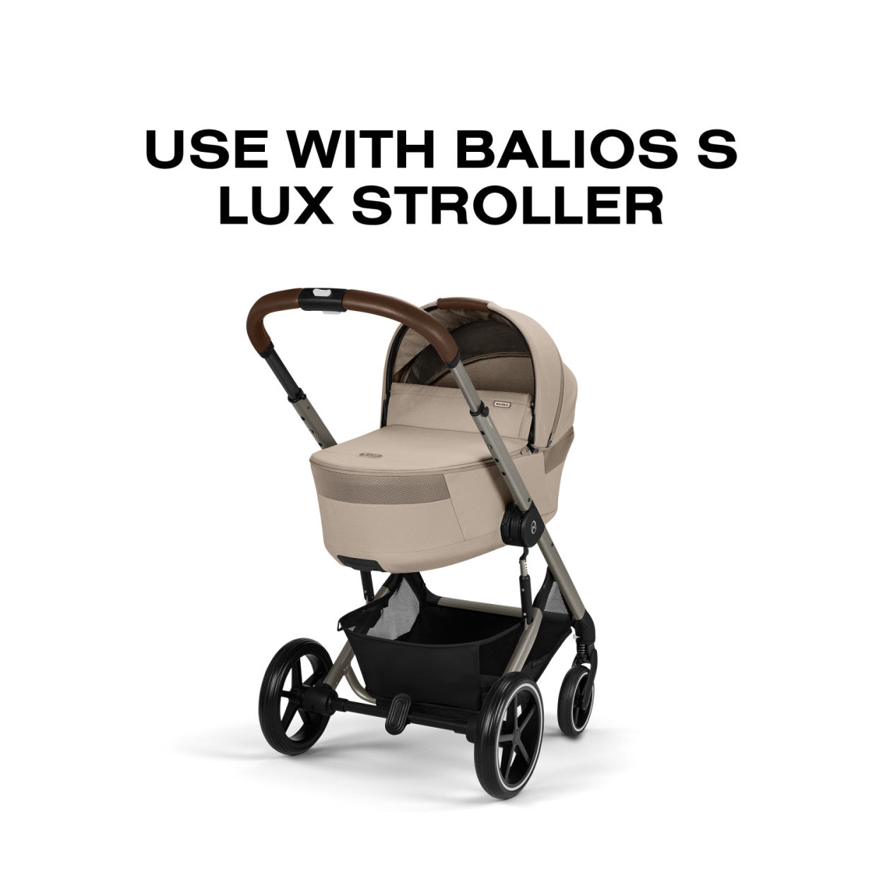 BALIOS S Lux Stroller + BALIOS Fold Cot Newborn Bundle Strollers - Singles Cybex