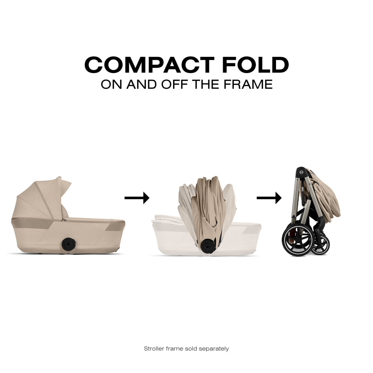BALIOS S Lux Stroller + BALIOS Fold Cot Newborn Bundle Strollers - Singles Cybex