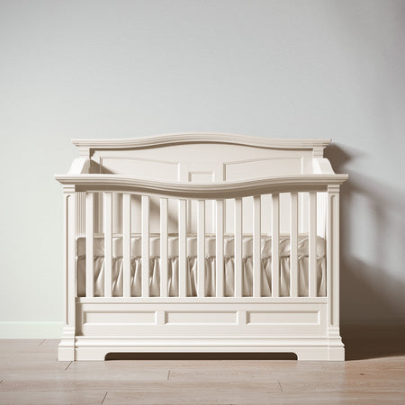 Romina Imperio Convertible Crib / Solid Back Cribs Romina Furniture Bianco Satinato