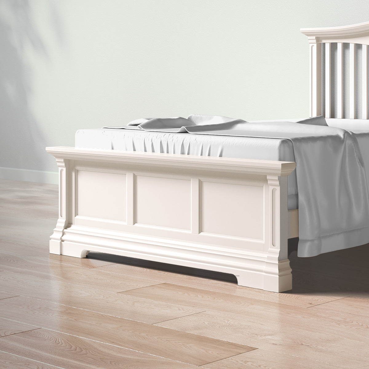 Romina Imperio Low-profile Footboard Conversion Kits Romina Furniture Bianco Satinato