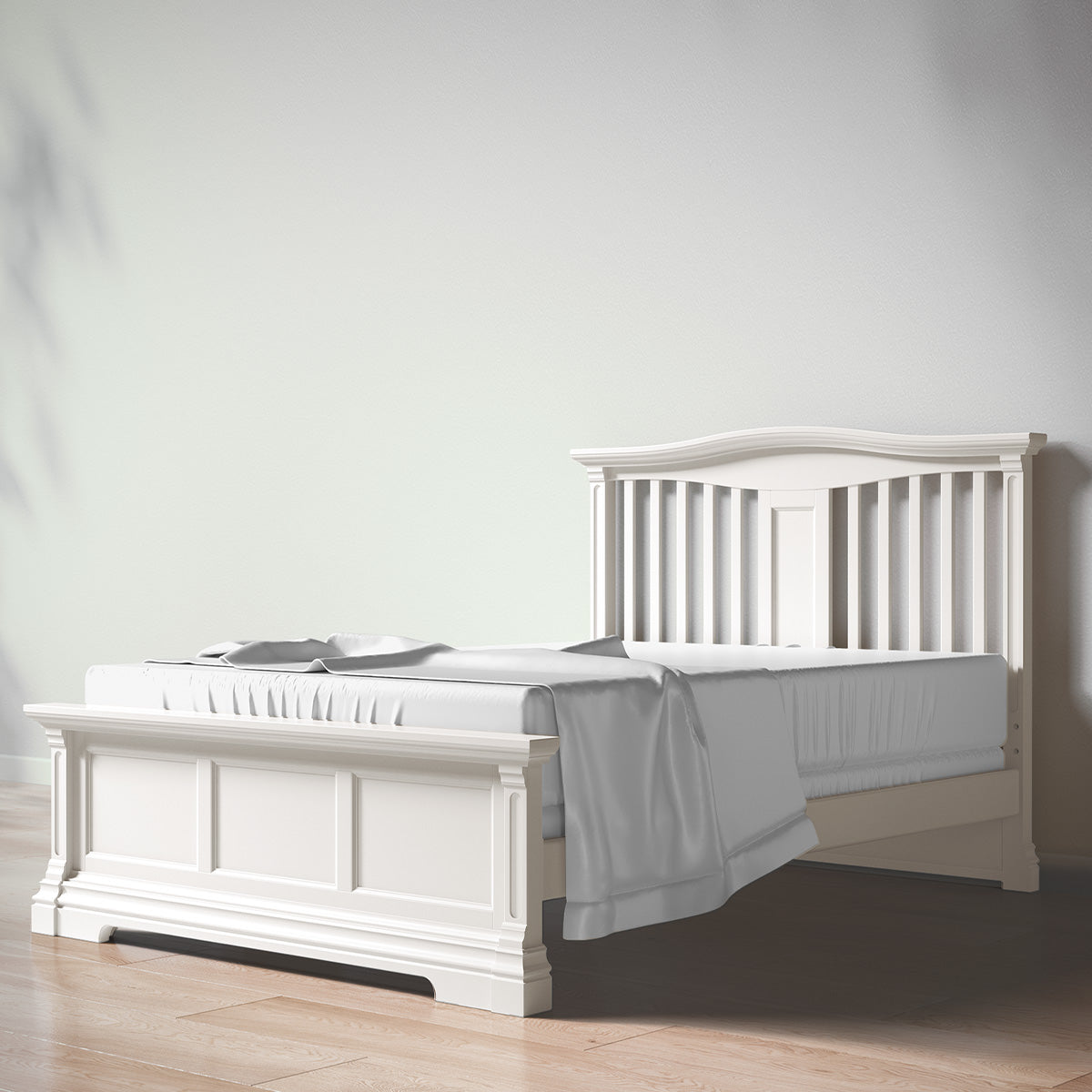 Romina Imperio Full Bed Beds - Full Romina Furniture Bianco Satinato