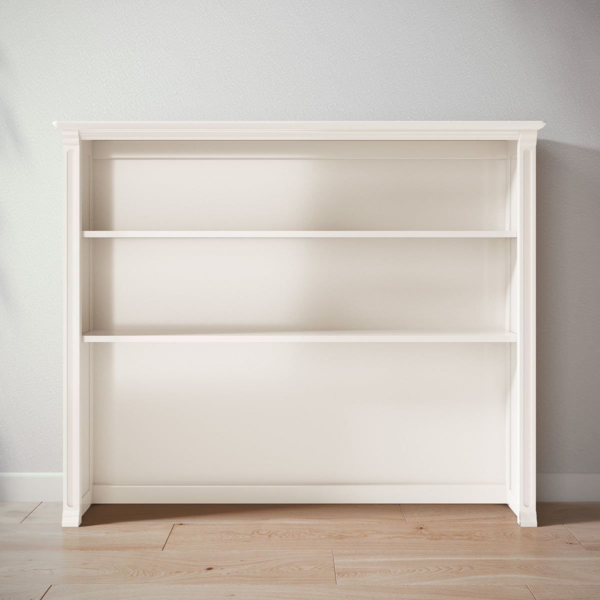 Romina Imperio Hutch Bookcases Romina Furniture Bianco Satinato