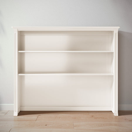 Romina Imperio Hutch Bookcases Romina Furniture Bianco Satinato