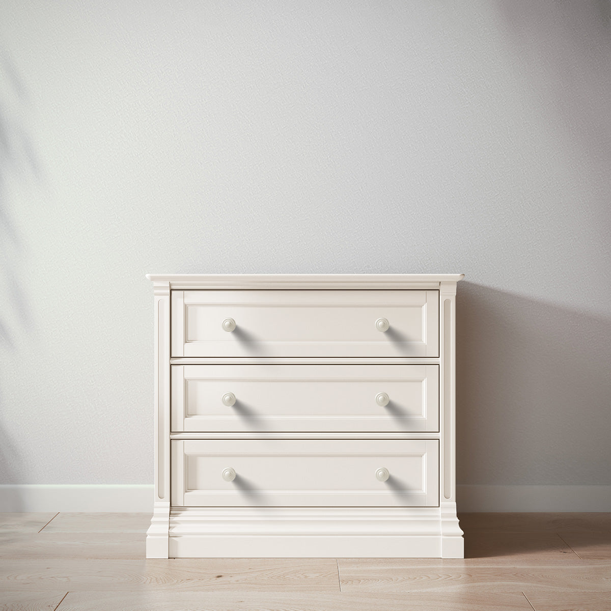 Romina Imperio Single Dresser Dressers Romina Furniture Bianco Satinato Standard