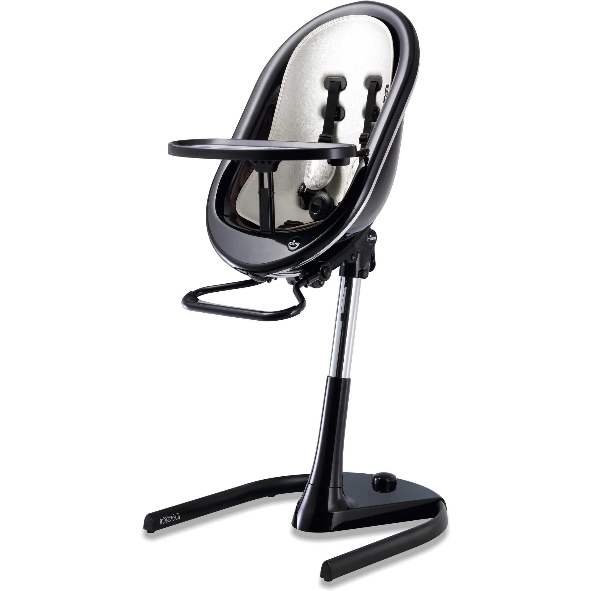 Moon 2G High Chair High Chairs Mima Black Snow White