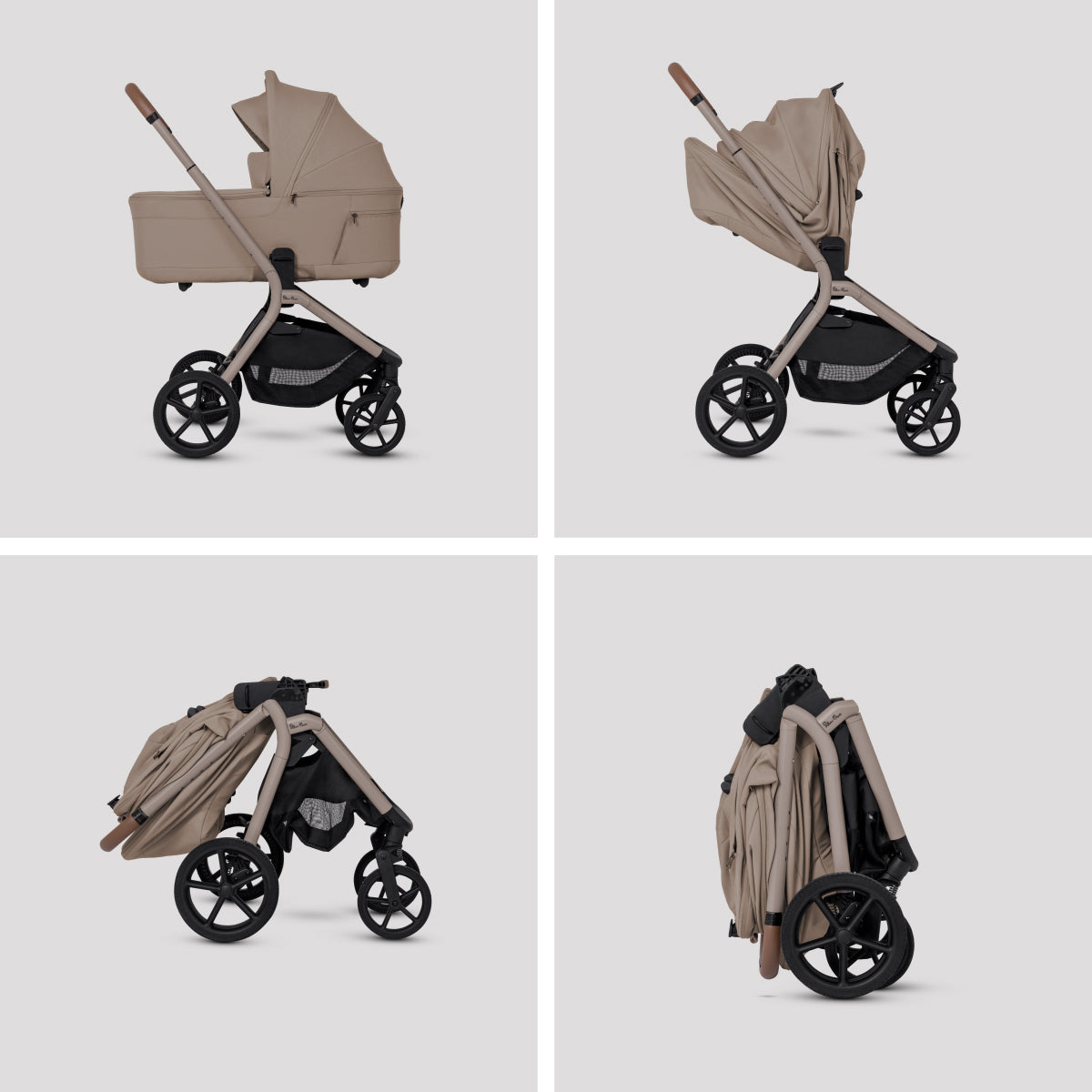 Breez Compact Bassinet Stroller Accessories Silver Cross