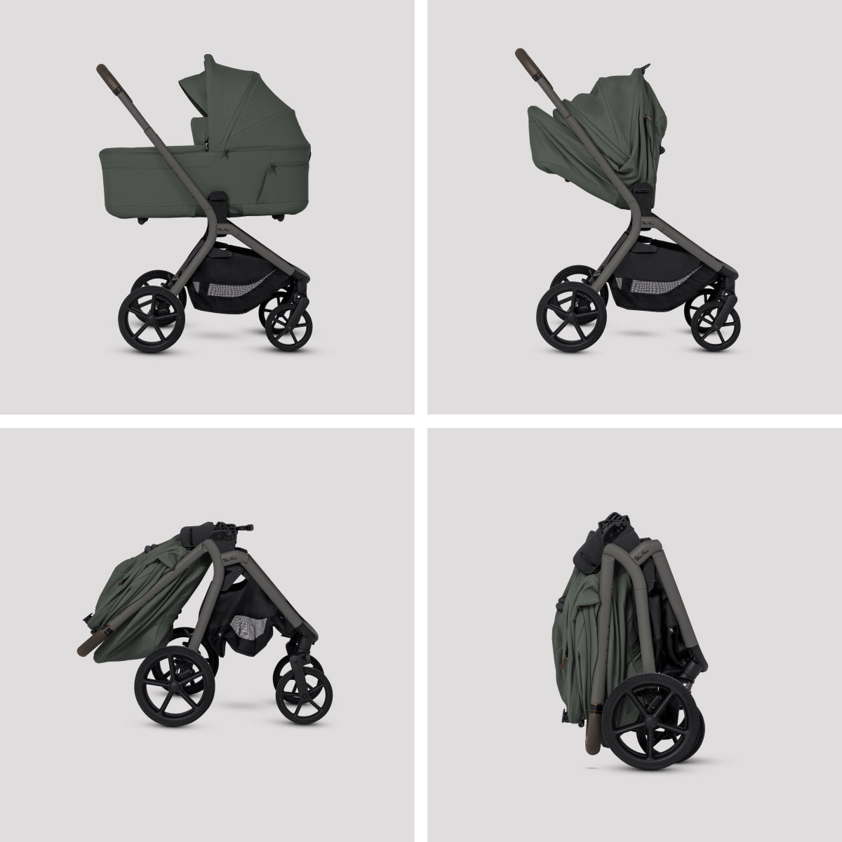 Breez Compact Bassinet Stroller Accessories Silver Cross