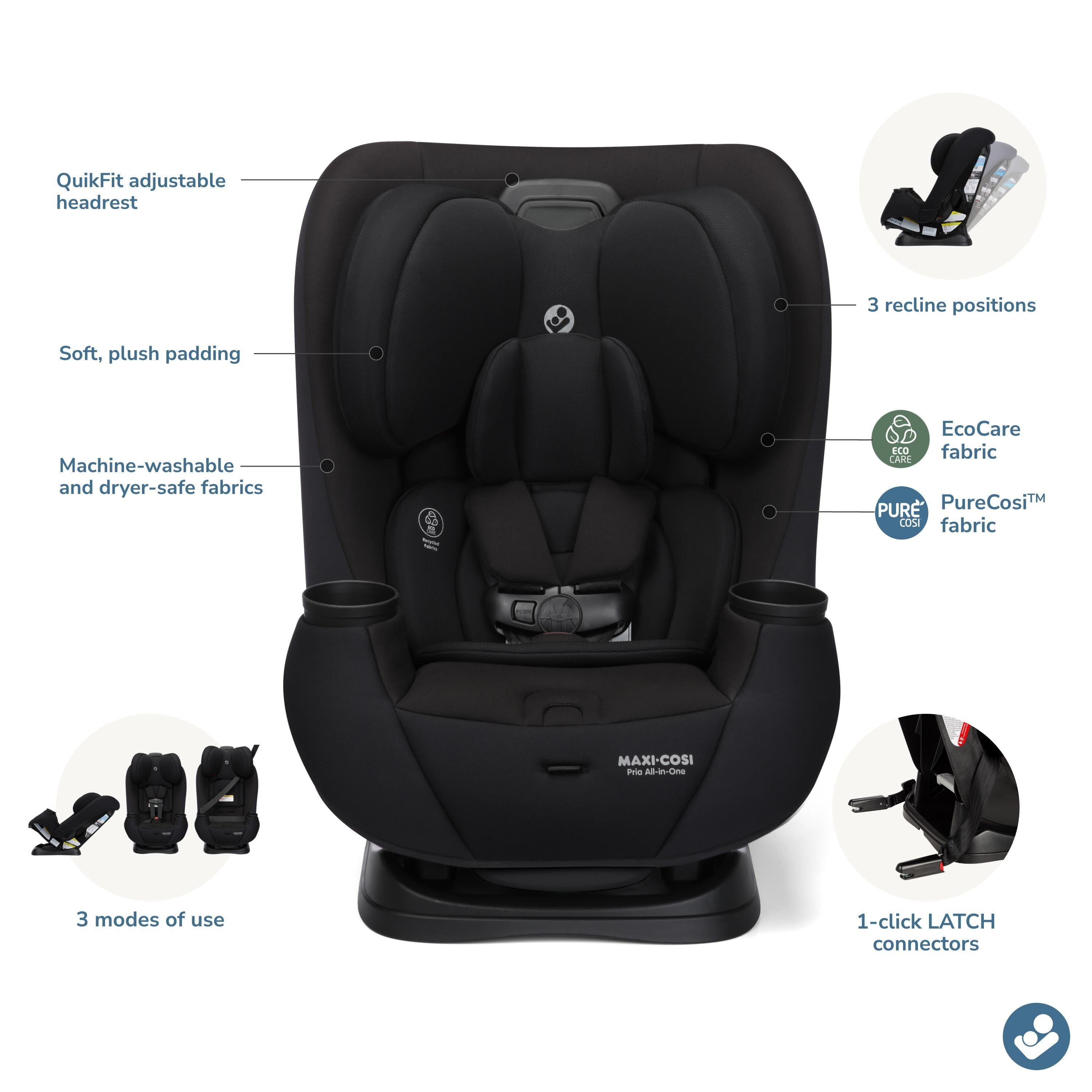Pria All-in-One Convertible Car Seat Car Seats - Convertible Maxi-Cosi