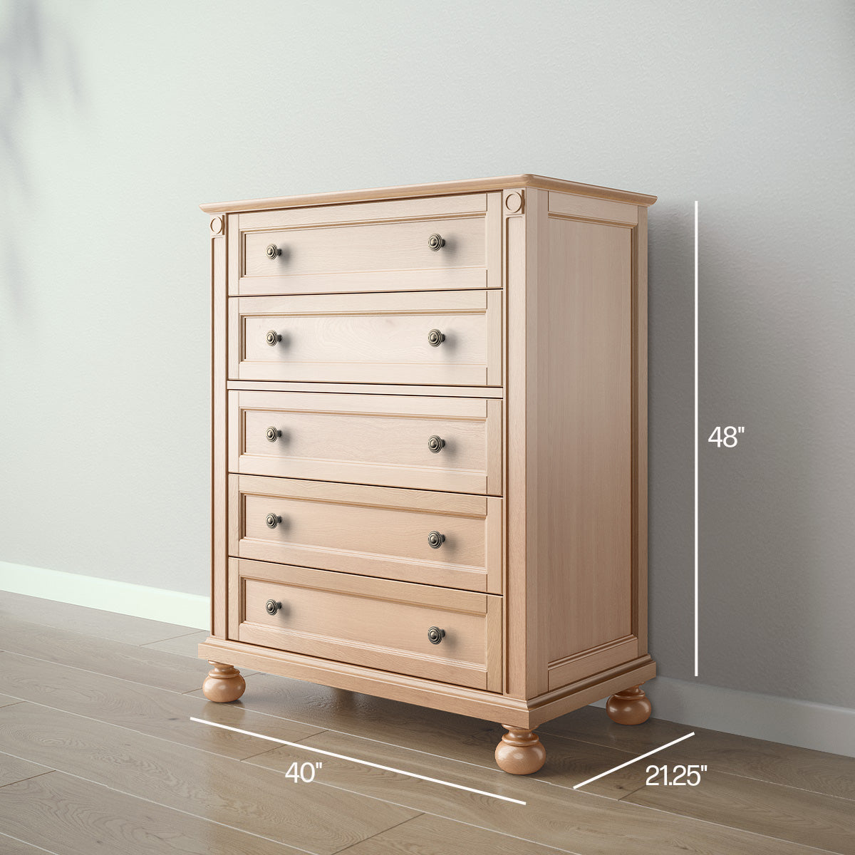 Romina Dakota Tall Chest Dressers Romina Furniture