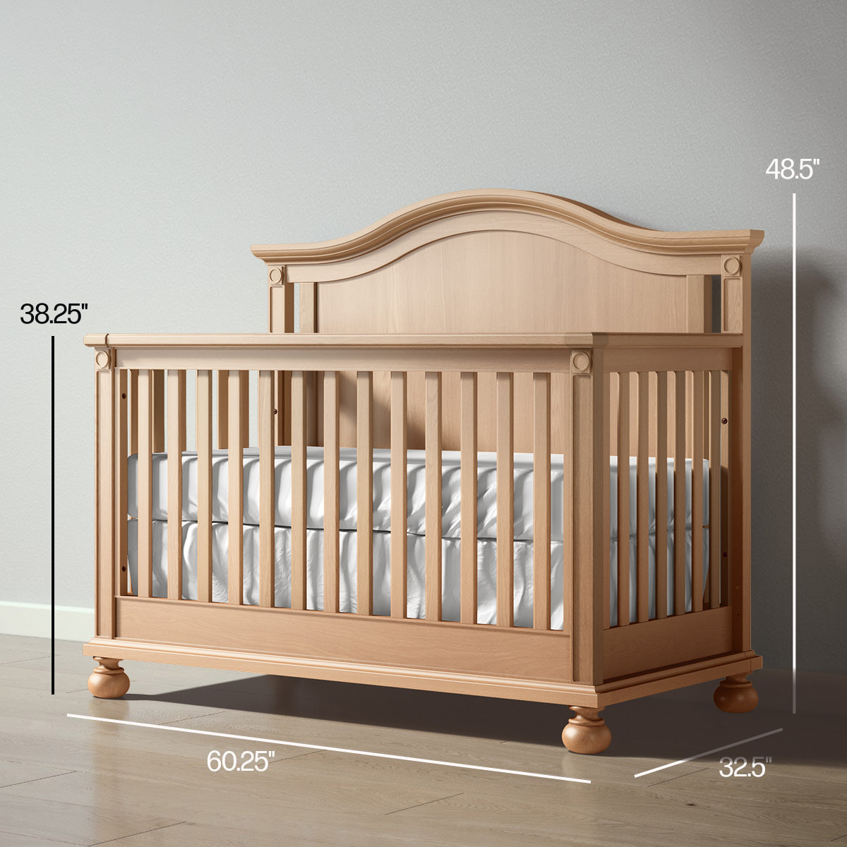Romina Dakota Convertible Crib Cribs Romina Furniture