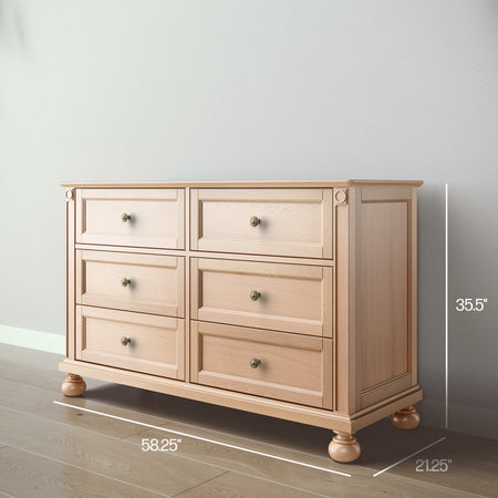 Romina Dakota Double Dresser Dressers Romina Furniture