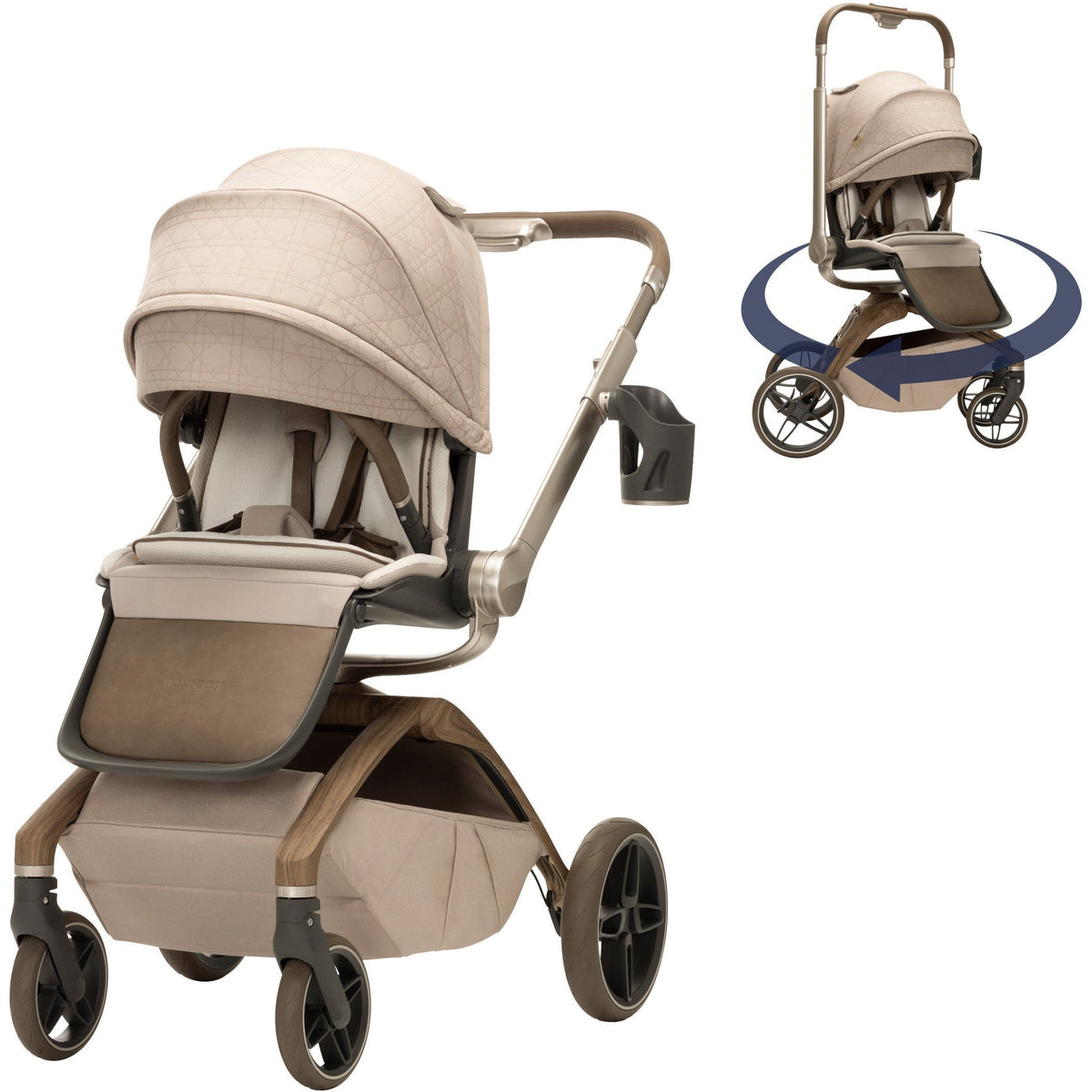 Kindred Tana 360° Rotating Modular Stroller Strollers - Single Maxi-Cosi Natural Heritage