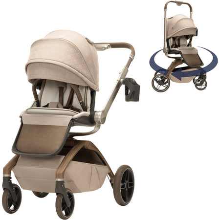Kindred Tana 360° Rotating Modular Stroller Strollers - Single Maxi-Cosi Natural Heritage
