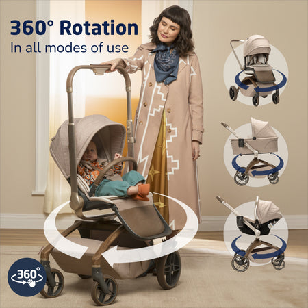 Kindred Tana 360° Rotating Modular Stroller Strollers - Single Maxi-Cosi