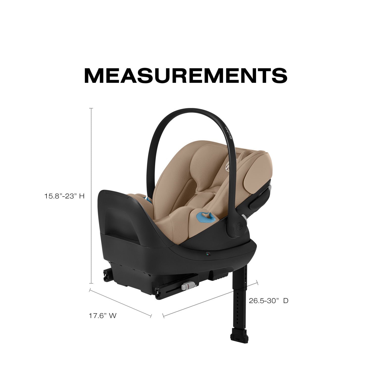 cybex cloud q carseat Cloud G Pro Comfort Extend Infant Car Seat by Cybex Almond Beige