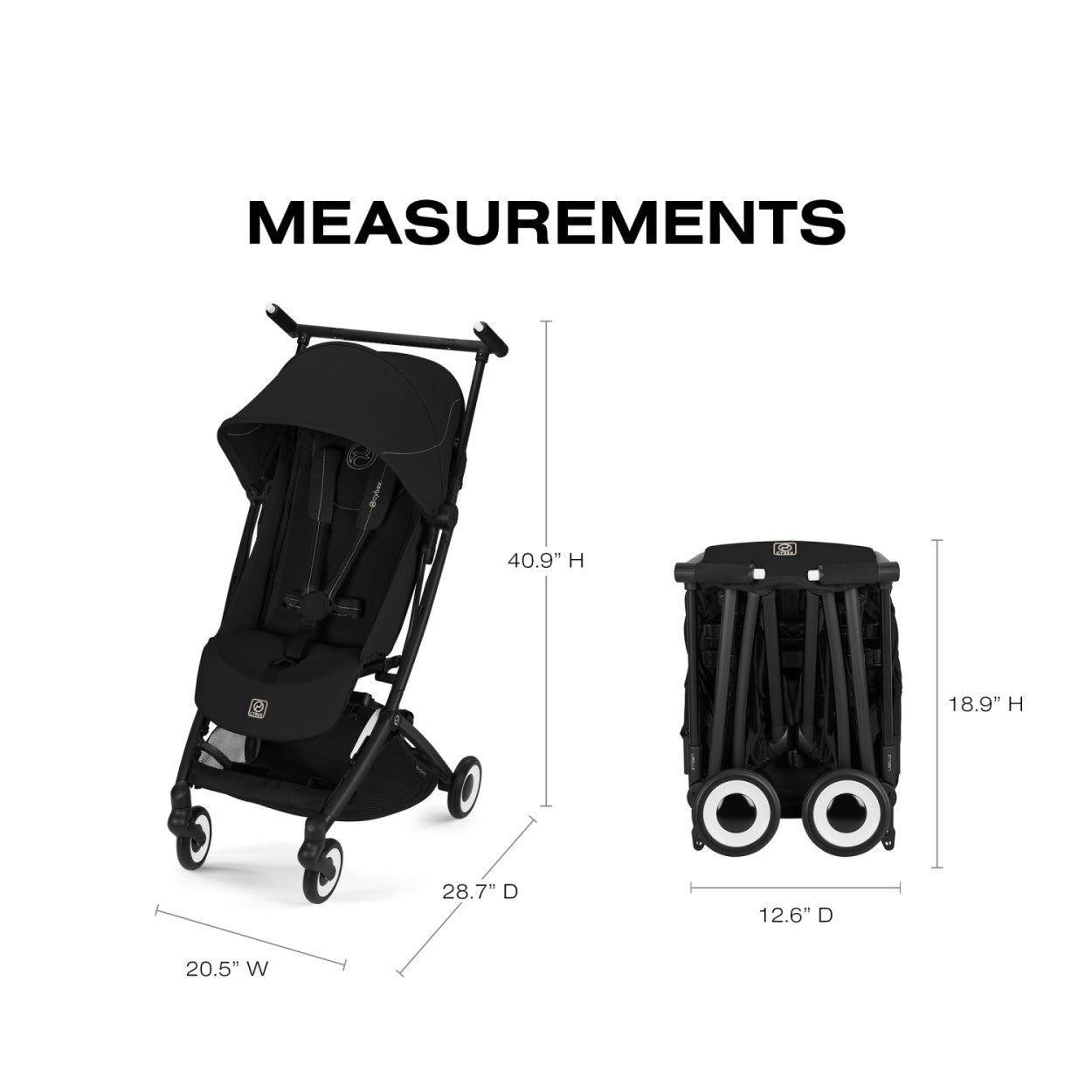 LIBELLE Ultra Lightweight Travel Stroller Strollers - Single Cybex