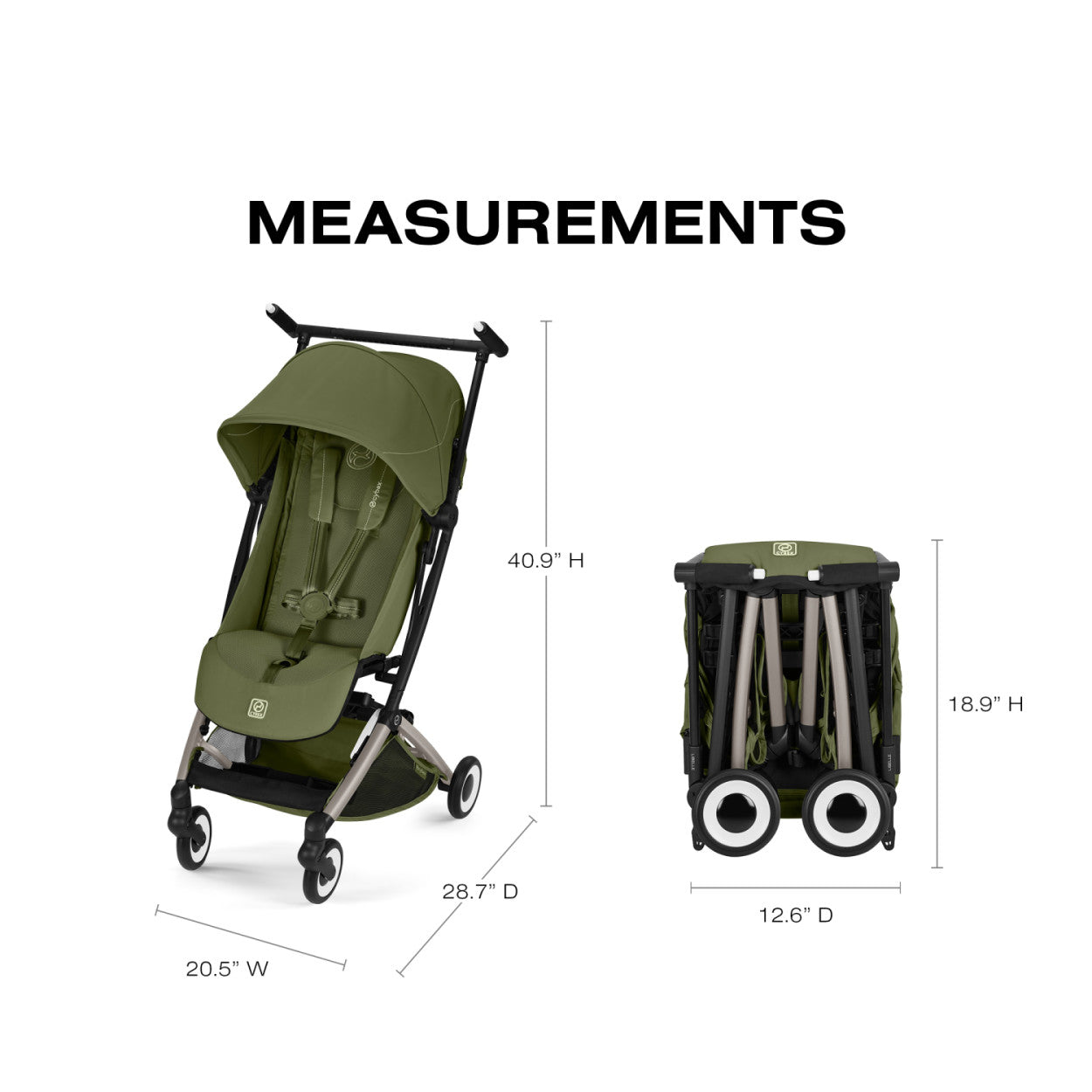 LIBELLE Ultra Lightweight Travel Stroller Strollers - Single Cybex