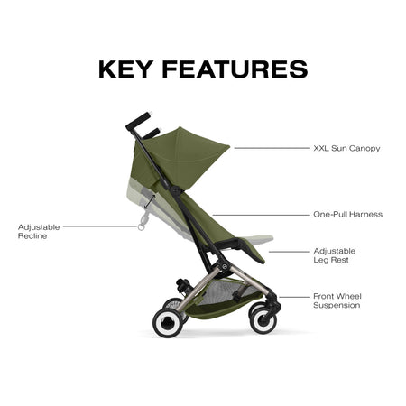 LIBELLE Ultra Lightweight Travel Stroller Strollers - Single Cybex
