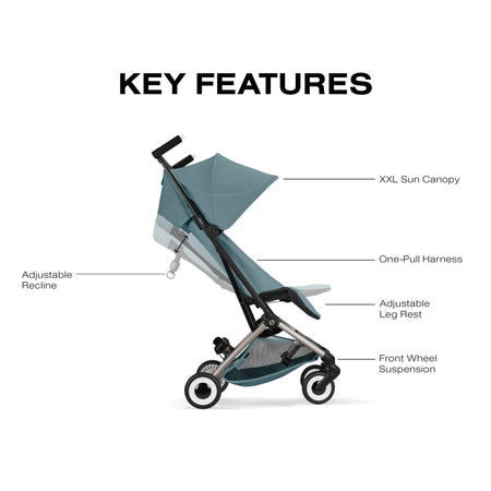 LIBELLE Ultra Lightweight Travel Stroller Strollers - Single Cybex