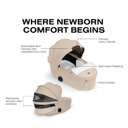 Foldable Lux Carry Cot for PRIAM / e-Priam Stroller Accessories Cybex