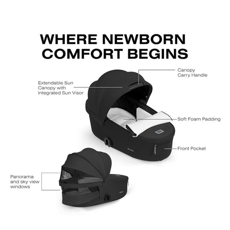 Foldable Lux Carry Cot for PRIAM / e-Priam Stroller Accessories Cybex