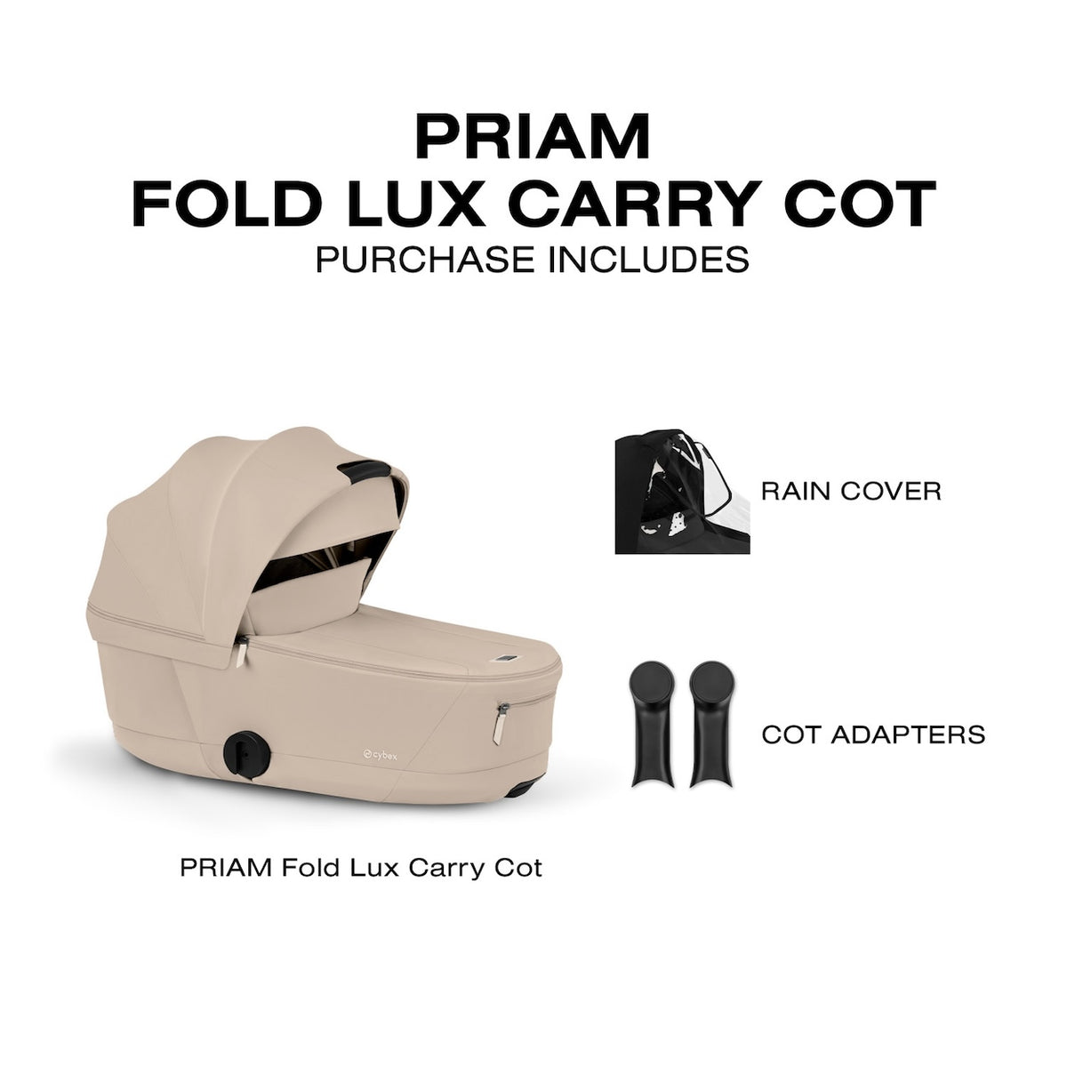 Foldable Lux Carry Cot for PRIAM / e-Priam Stroller Accessories Cybex