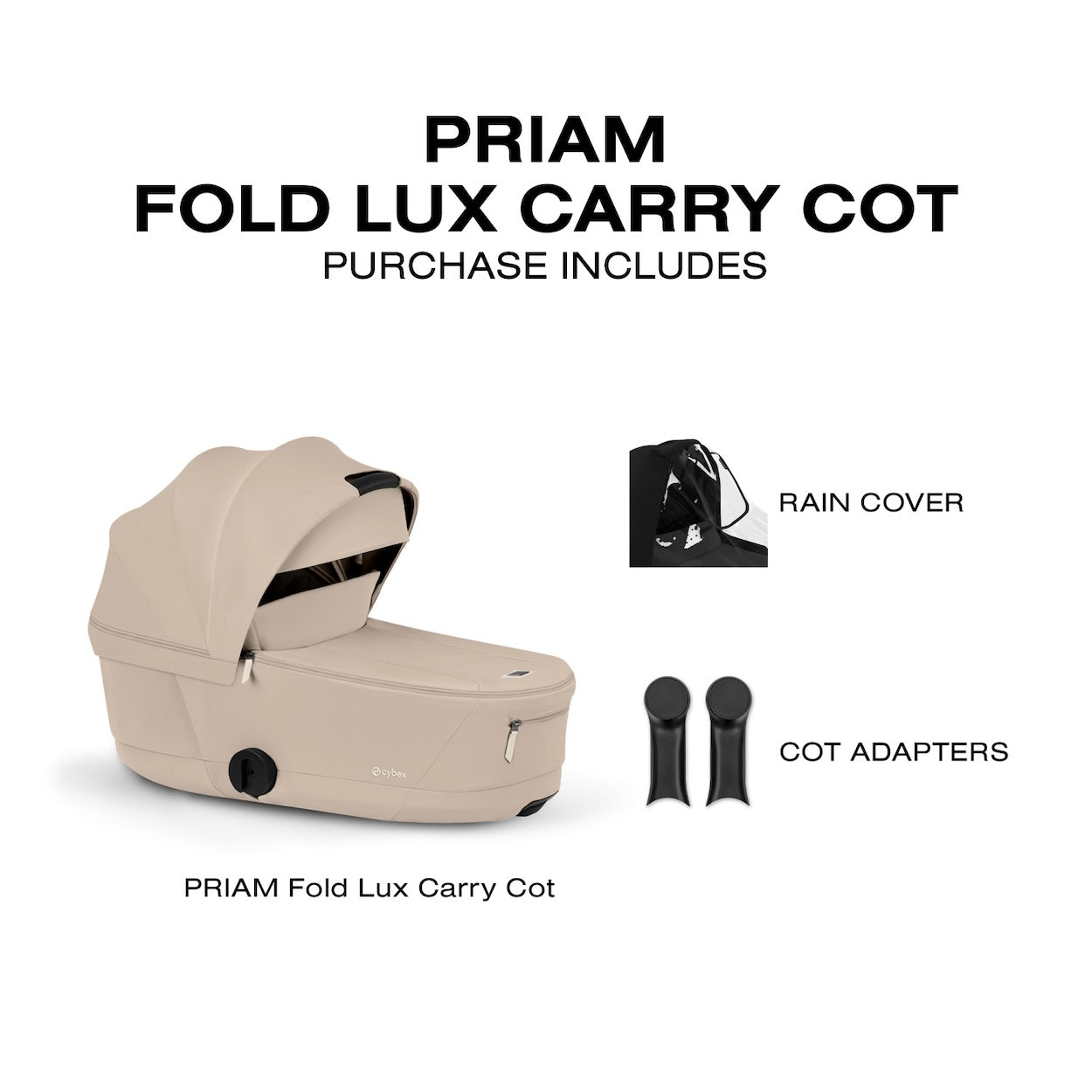 Foldable Lux Carry Cot for PRIAM / e-Priam Stroller Accessories Cybex