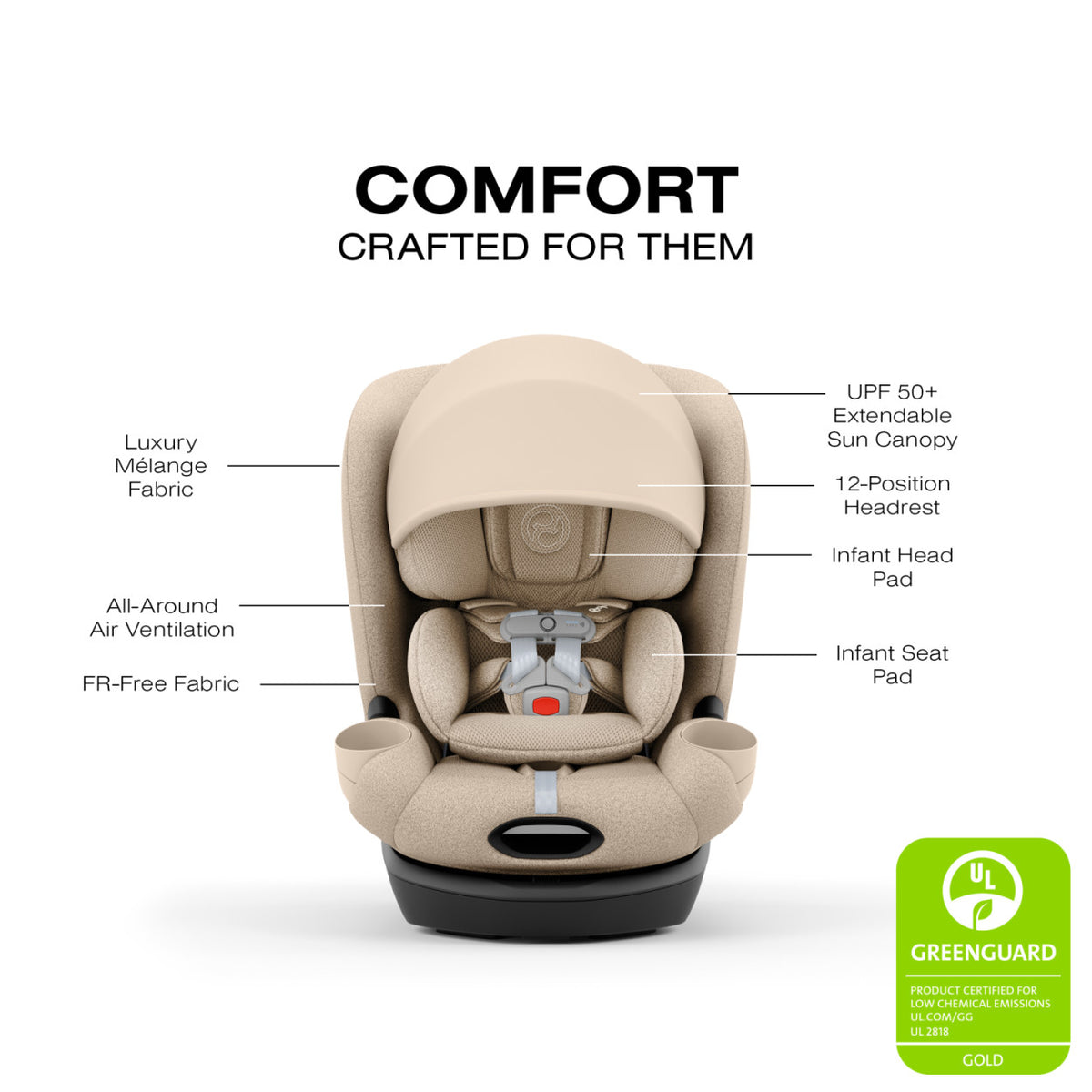 CALLISTO T 360 Rotating All-in-One Convertible Car Seat Car Seats - Convertible Cybex