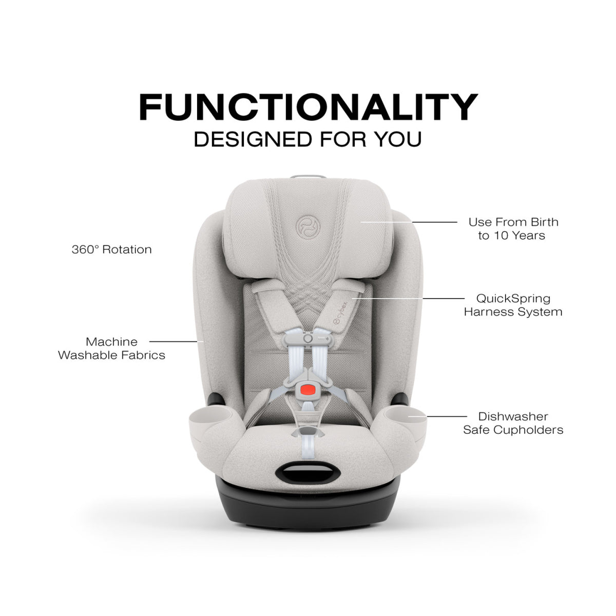 CALLISTO T 360 Rotating All-in-One Convertible Car Seat Car Seats - Convertible Cybex