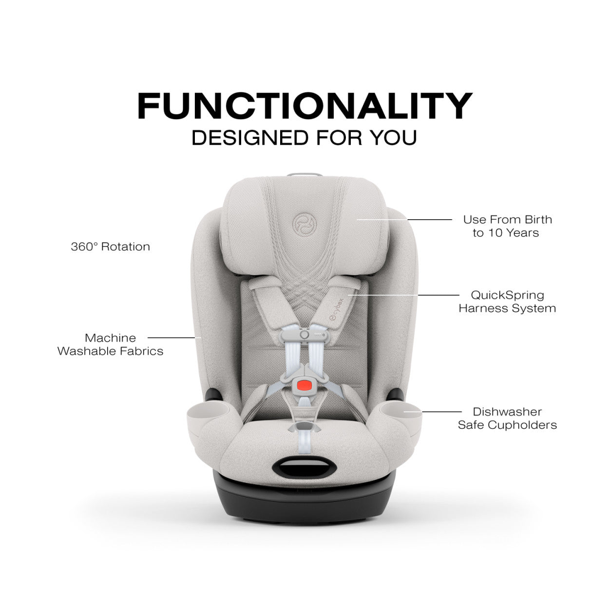 CALLISTO T 360 Rotating All-in-One Convertible Car Seat Car Seats - Convertible Cybex