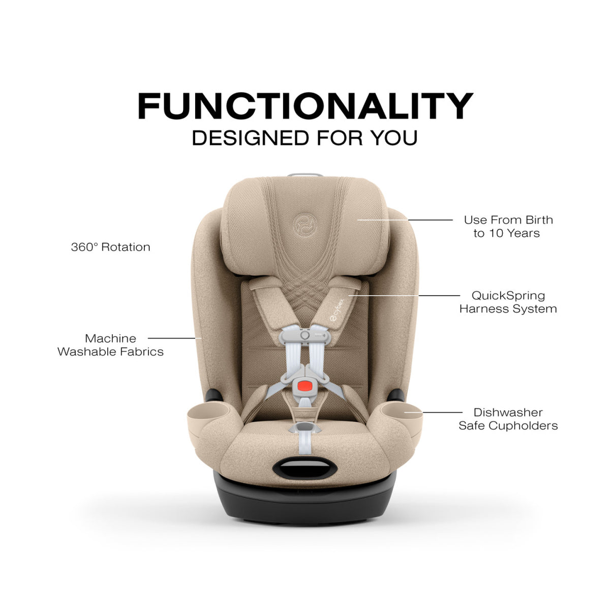 CALLISTO T 360 Rotating All-in-One Convertible Car Seat Car Seats - Convertible Cybex