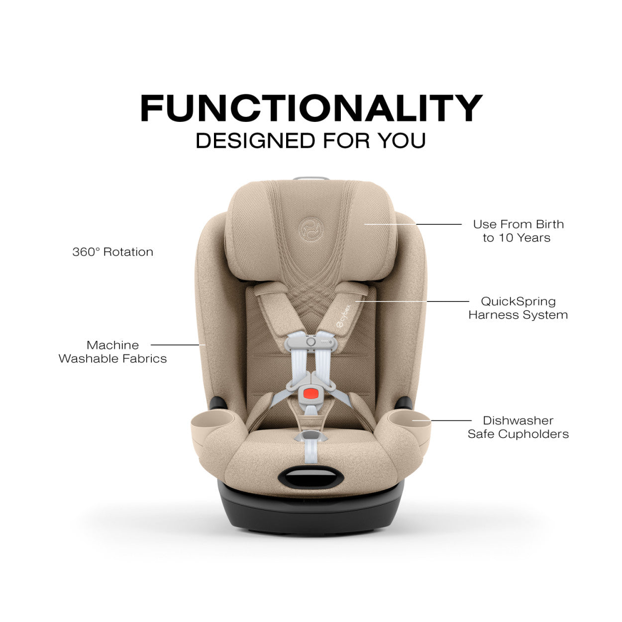 CALLISTO T 360 Rotating All-in-One Convertible Car Seat Car Seats - Convertible Cybex