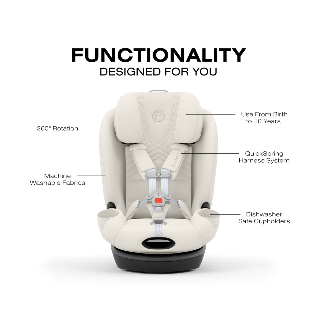 CALLISTO T 360 Rotating All-in-One Convertible Car Seat Car Seats - Convertible Cybex