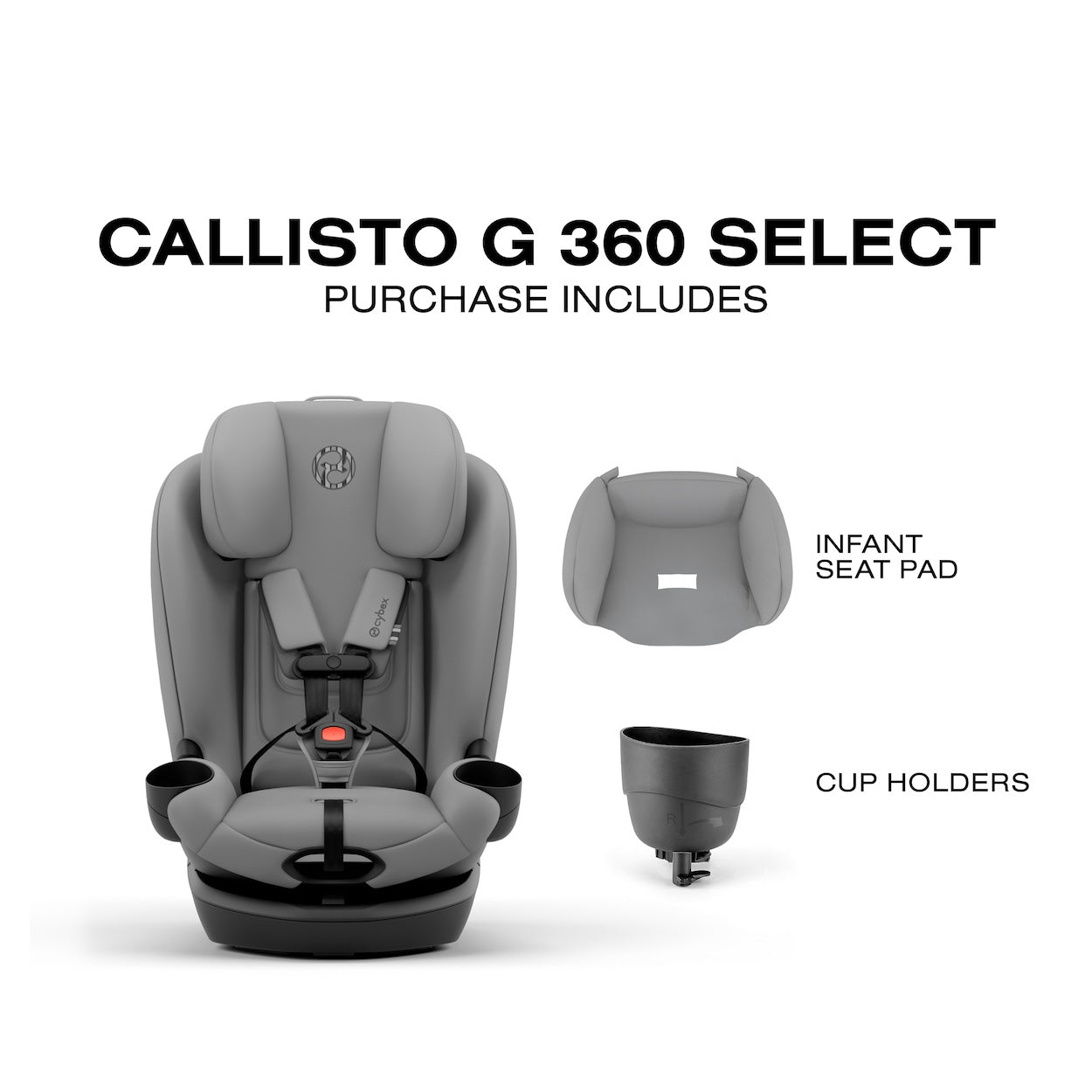 cybex callisto 2017 Cybex Callisto G 360 Select: 360° Rotating All-in-One Convertible Car Seat  & Booster