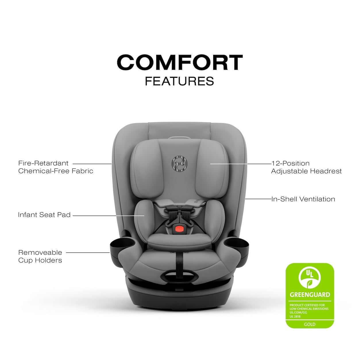 cybex car seat cup holder Cybex Callisto G 360 Select: 360° Rotating All-in-One Convertible Car Seat  & Booster