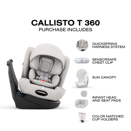 CALLISTO T 360 Rotating All-in-One Convertible Car Seat Car Seats - Convertible Cybex