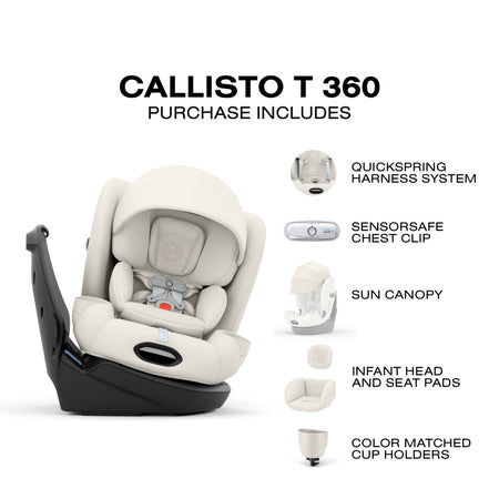 CALLISTO T 360 Rotating All-in-One Convertible Car Seat Car Seats - Convertible Cybex