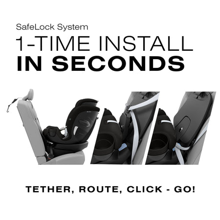 cybex all in one car seat Cybex Callisto G 360 Rotating All-in-One Car Seat Moon Black