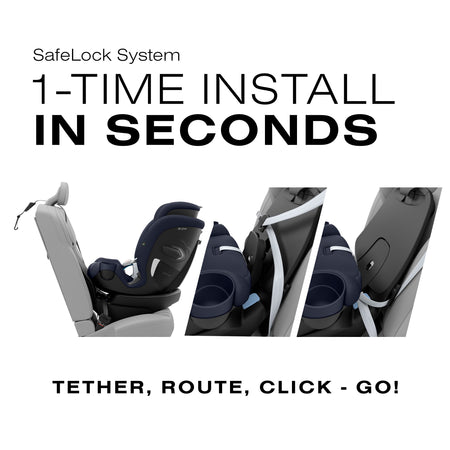 cybex all in one Cybex Callisto G 360 Rotating All-in-One Car Seat Moon Black