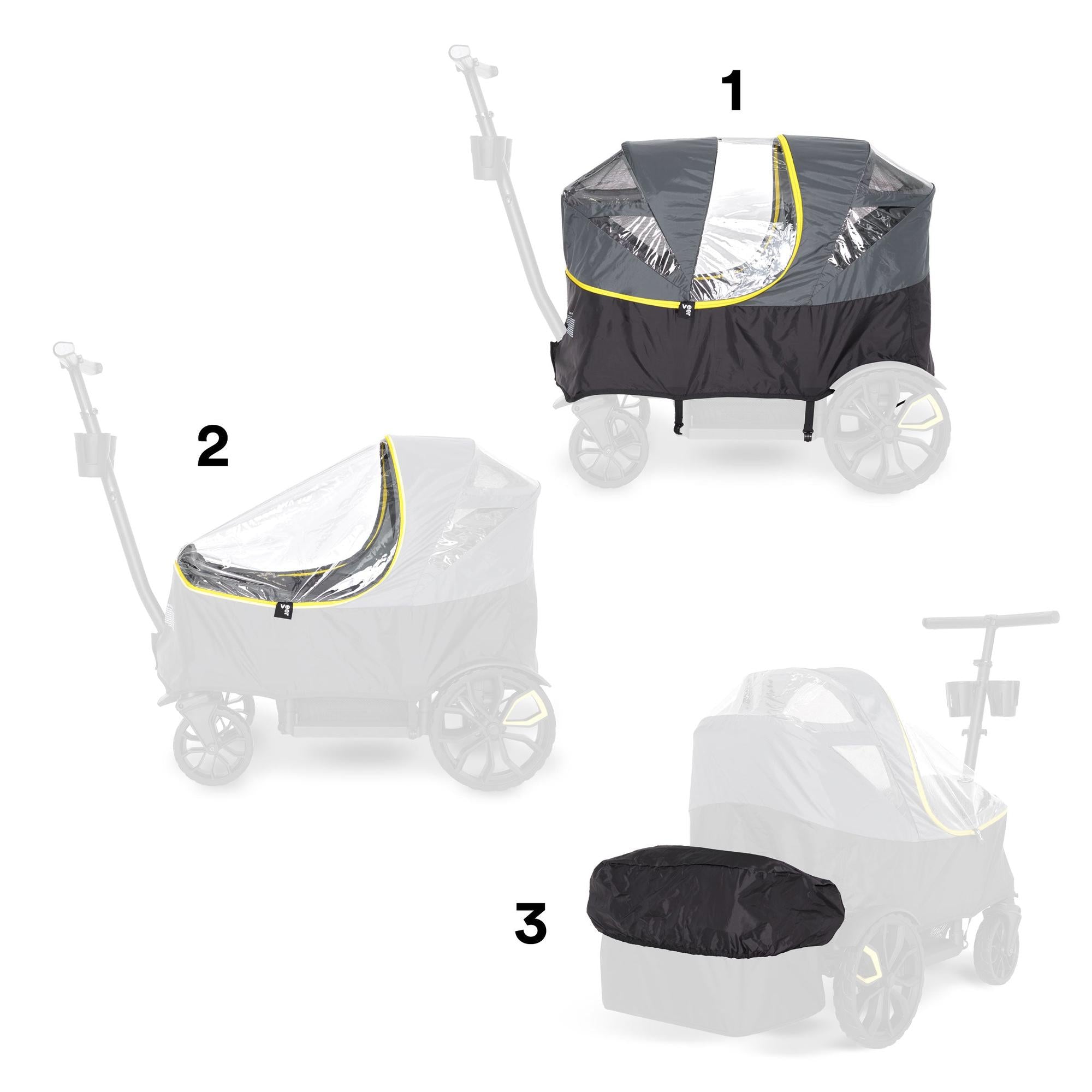 Cruiser All-Weather Cover Stroller Accessories Veer