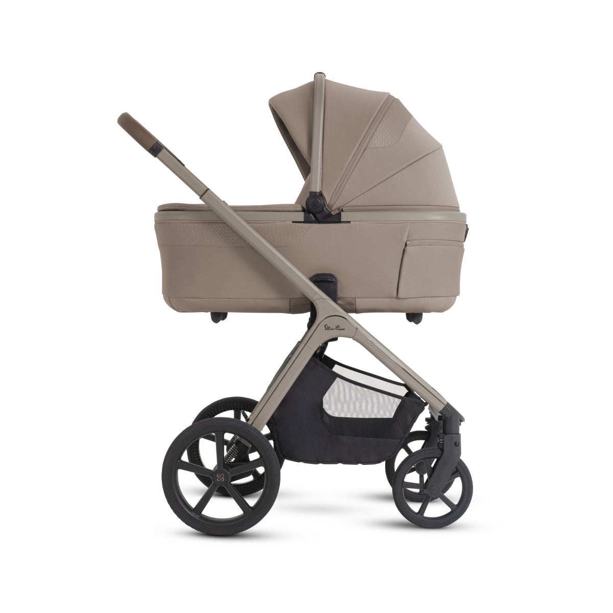 Cove 2 Compact Folding Bassinet Strollers - Single Silver Cross