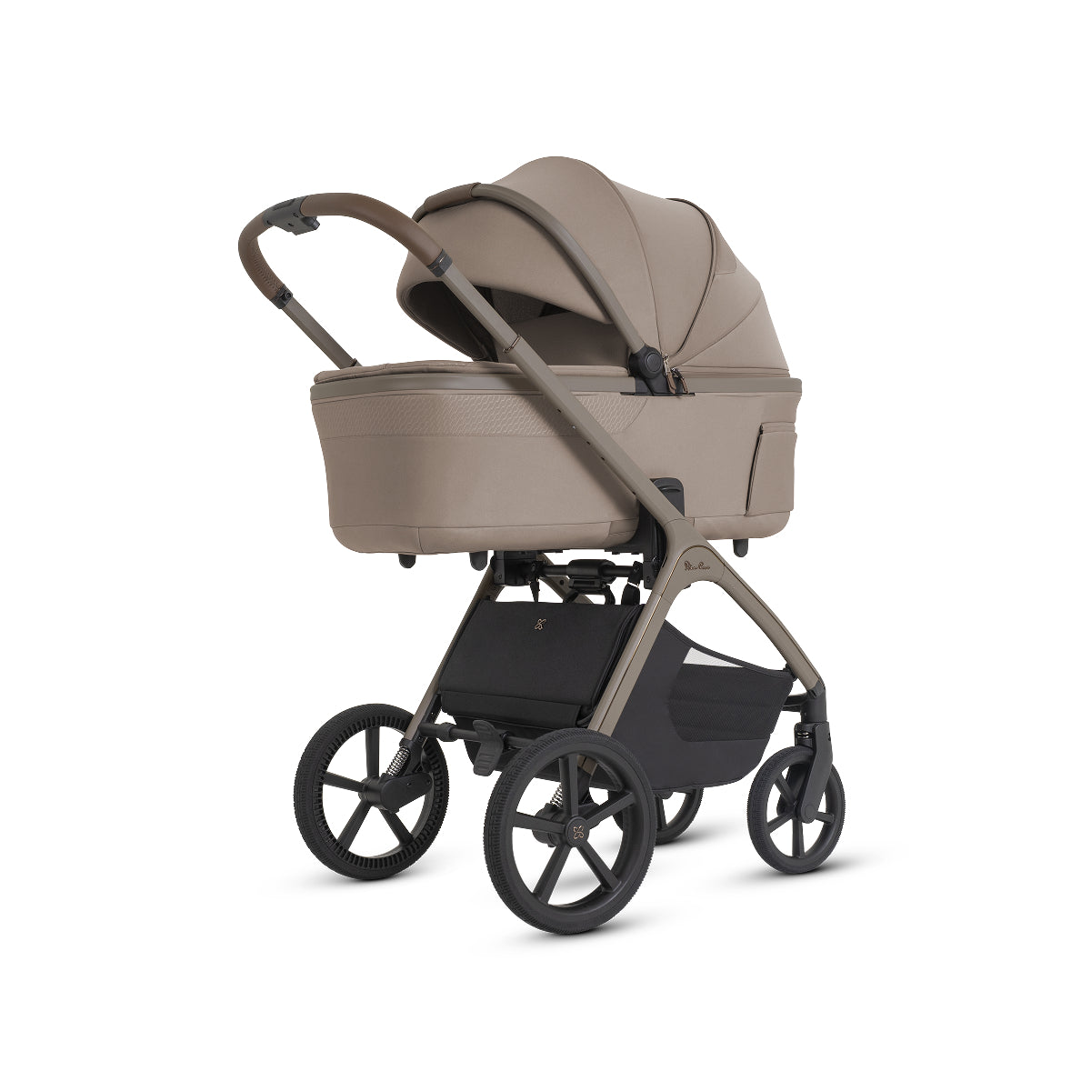 Cove 2 Compact Folding Bassinet Strollers - Single Silver Cross
