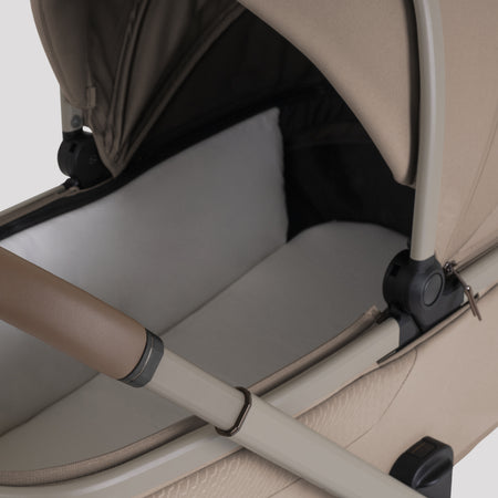 Cove 2 Compact Folding Bassinet Strollers - Single Silver Cross