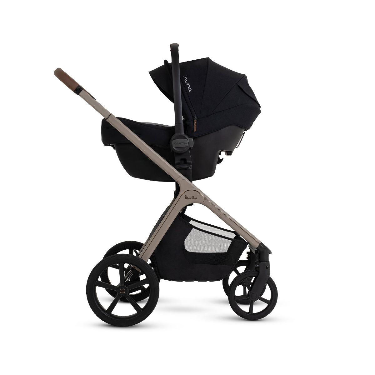 Cove 2 Full-Size All-Terrain Stroller + Folding Bassinet Bundle Strollers - Single Silver Cross