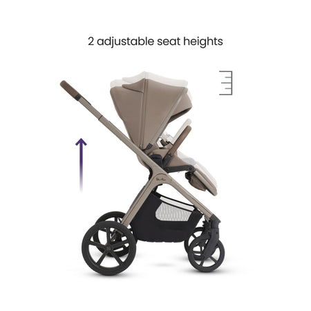 Cove 2 Full-Size All-Terrain Stroller + Folding Bassinet Bundle Strollers - Single Silver Cross