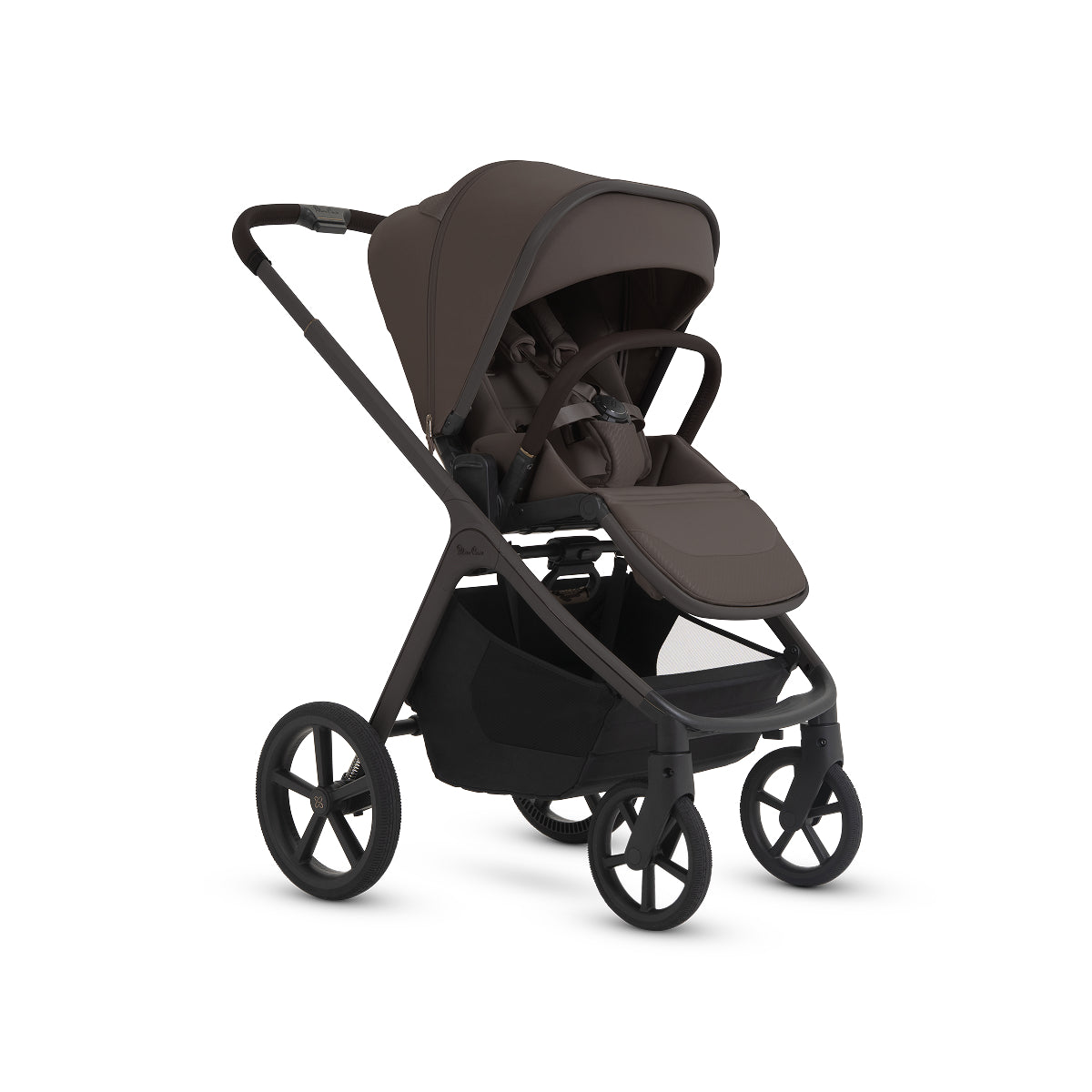 Cove 2 Full-Size All-Terrain Stroller + Folding Bassinet Bundle Strollers - Single Silver Cross