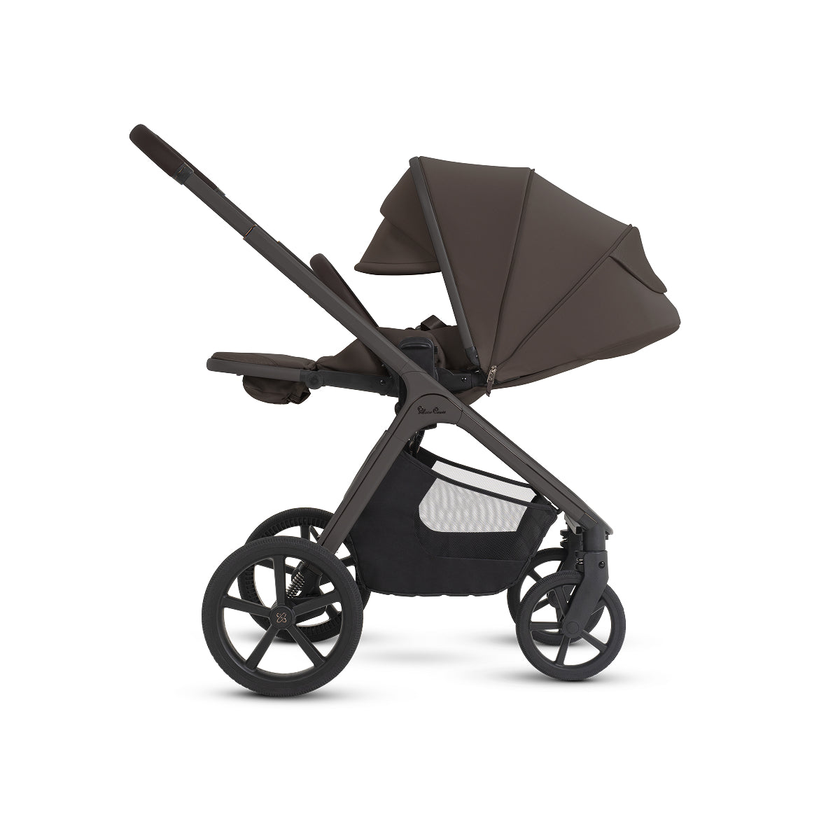Cove 2 Full-Size All-Terrain Stroller + Folding Bassinet Bundle Strollers - Single Silver Cross