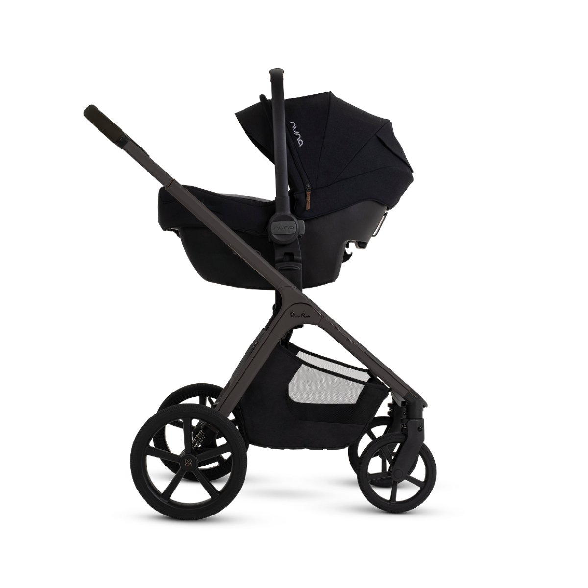 Cove 2 Full-Size All-Terrain Stroller + Folding Bassinet Bundle Strollers - Single Silver Cross