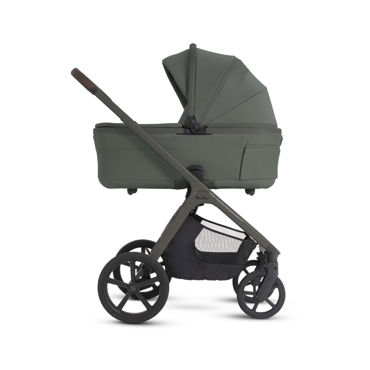 Cove 2 Compact Folding Bassinet Strollers - Single Silver Cross