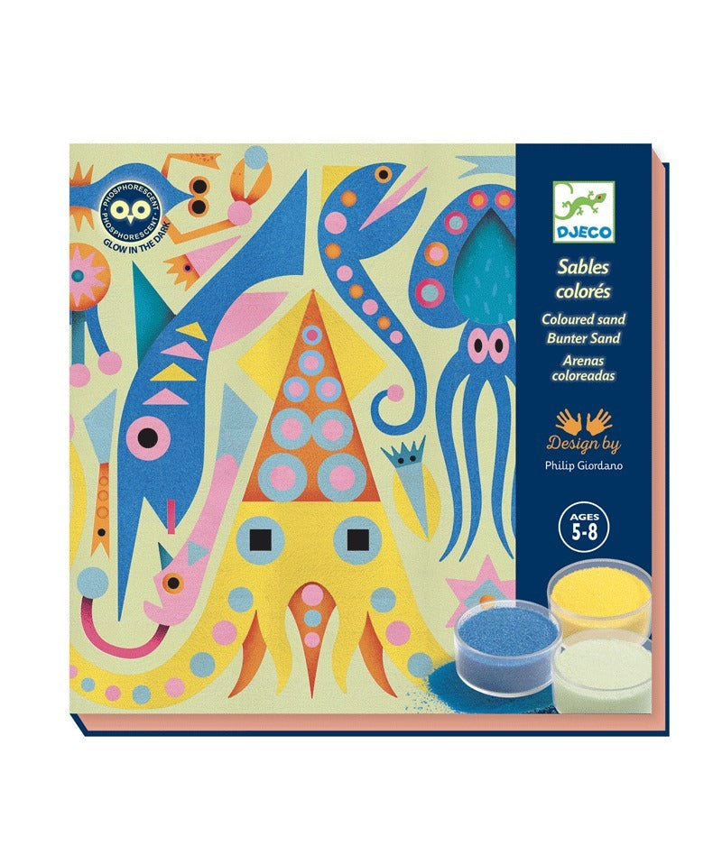 Sea Lights Glow-In-The-Dark Sands Arts & Crafts Kit